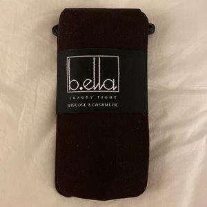 B.Ella viscose and cashmere luxury tight. Espresso color.